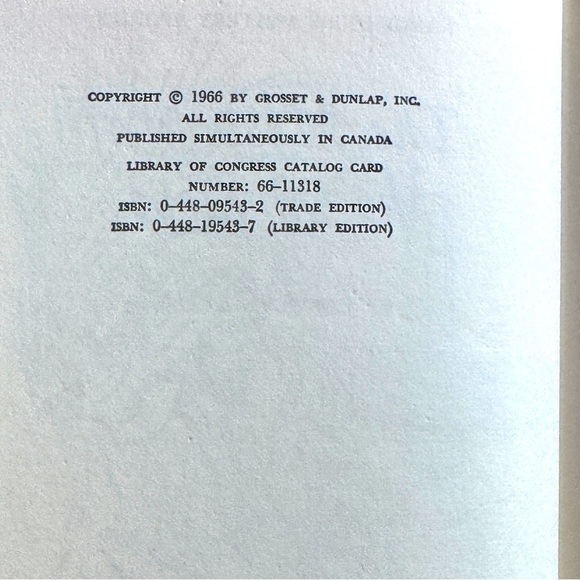 📚 Rare Vintage 1966 Nancy Drew The Mystery of the 99 Steps Hard Cover Book - Picture 11 of 16